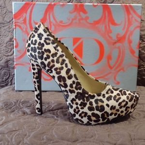 👠KELSI DAGGER Pony-Hair Heels👠